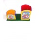 Porta caneta e porta clips em M D F.- produto artesanal 